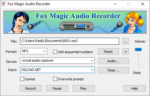  Fox Magic Audio Recorder 
